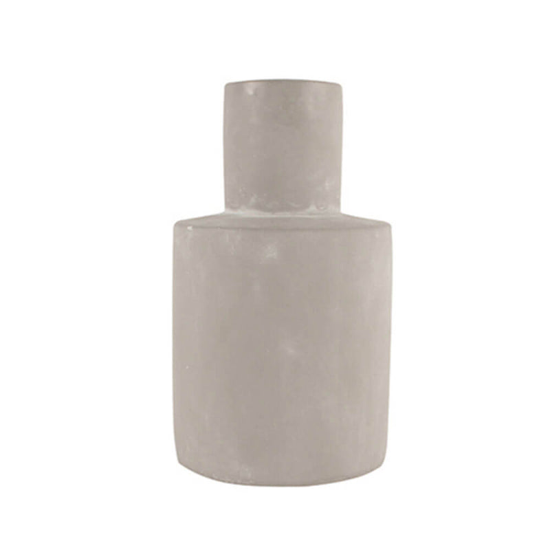 Antonio Grey Concrete Vase (20.5x12cm)