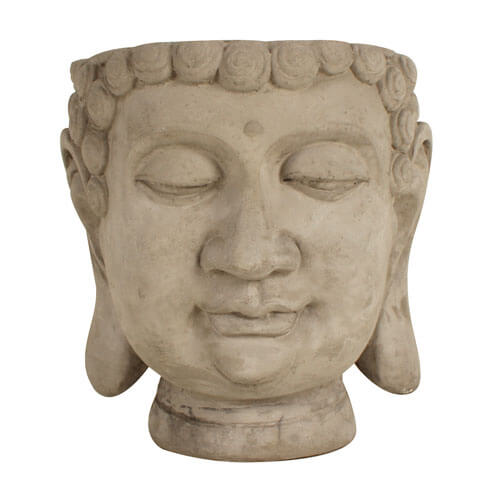 Decorative Buddha Head Planter