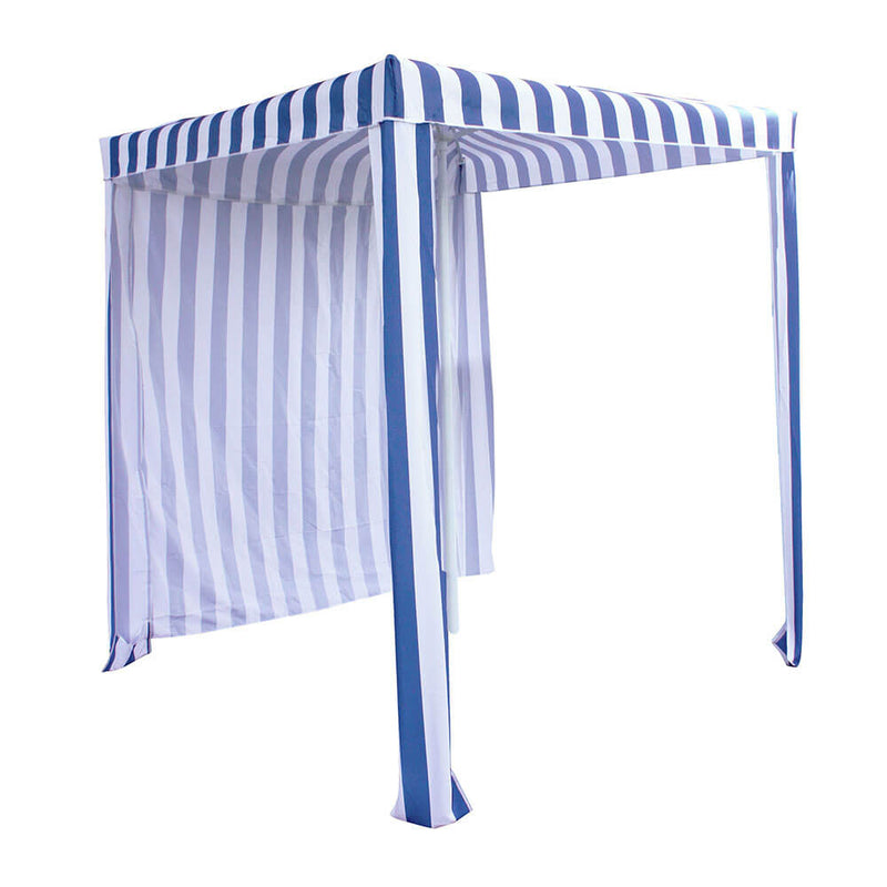 Hamptons Beach Cabana avec mur arrière (180x180 cm)