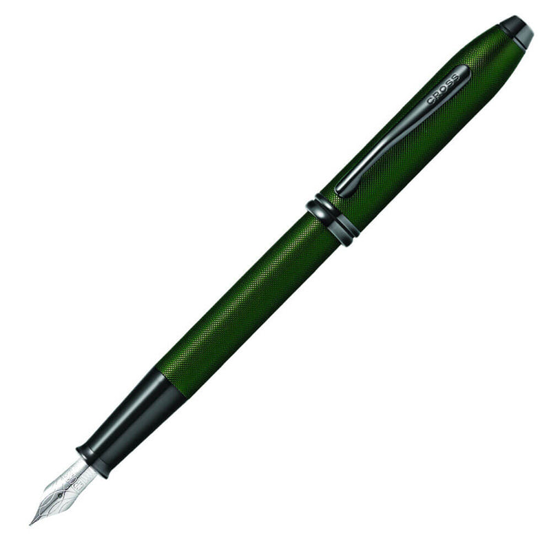 Stylo plume Townsend Green MicroKnurl et HP noir