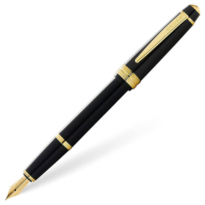 Stylo plume Cross Bailey Light Gloss (noir et or)