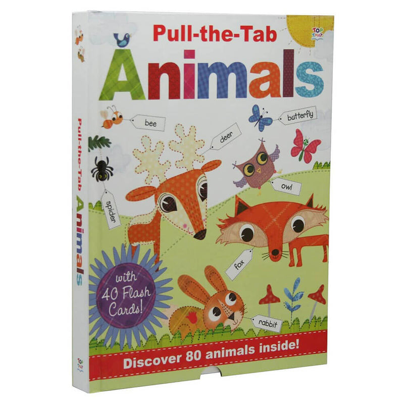 Pull-The-Tab Animals Early Learning Book