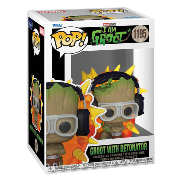 I Am Groot Groot with Detonator Pop! Vinyl