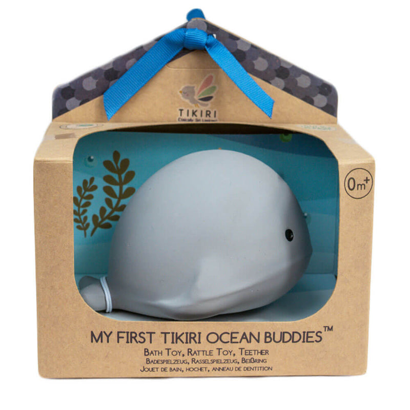 Hochet et jouet de bain en caoutchouc Ocean Buddy (boîte)