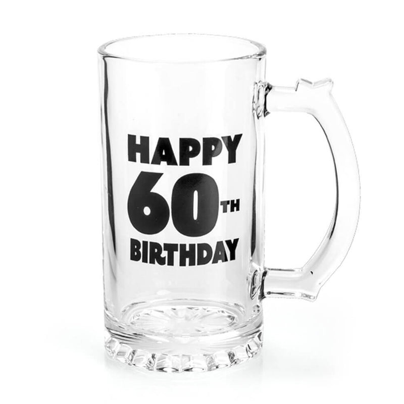 Chope de bière joyeux anniversaire
