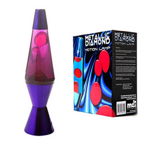 Purple-Pink-Purple Metallic Motion Lamp