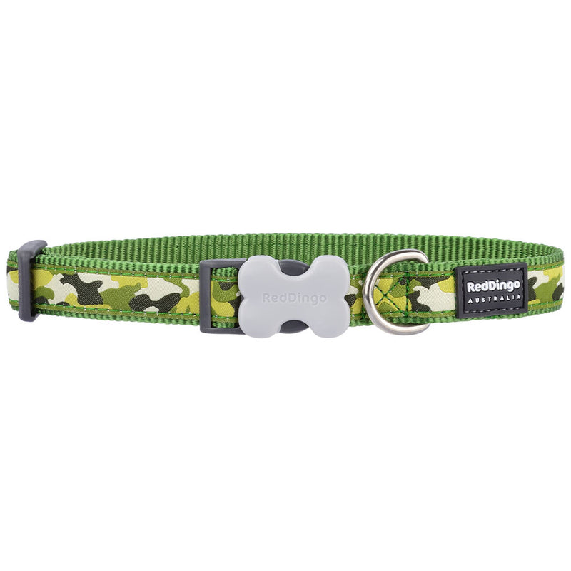 Collier de chien de camouflage (vert)
