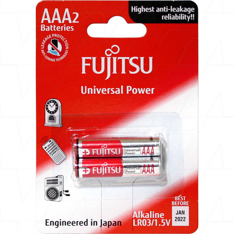 Fujitsu Alcaline Blister Universal Power (Lot de 2)