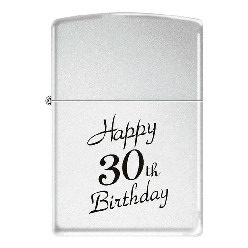 Briquet Zippo Birthday en chrome poli