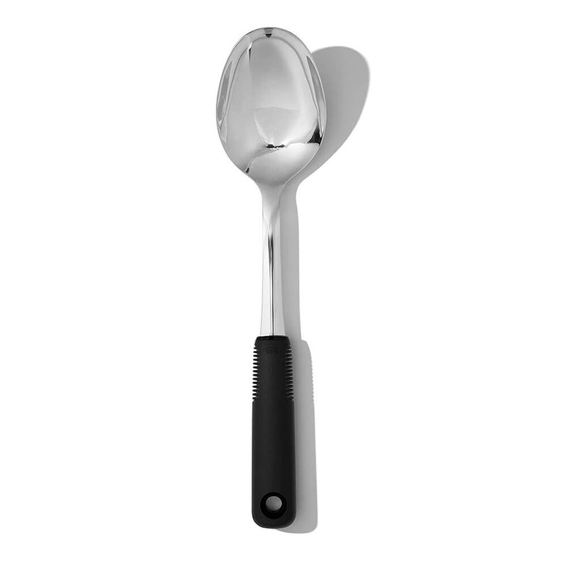 Oxo Good Grips Spoon en acier inoxydable (poignée noire)