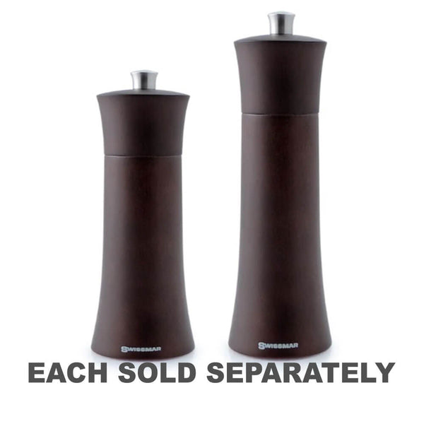 Swissmar Torre Chocolate Wood Pepper Mill