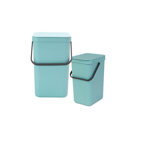 Brabantia Waste Bin Sort & Go (Mint)