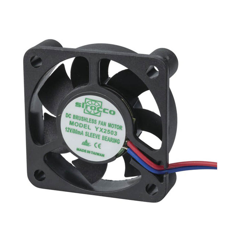 Ventilateur à roulement à manchon Sirocco Wire (12VDC)