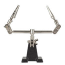 Heavy Base Third Hand PCB Holder Tool with 2 Clips