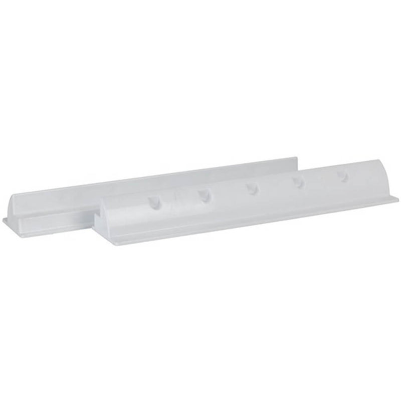 Paire de supports de montage pour panneau solaire ABS (blanc)