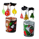 Colourful Candle Holder with Rotary Blades