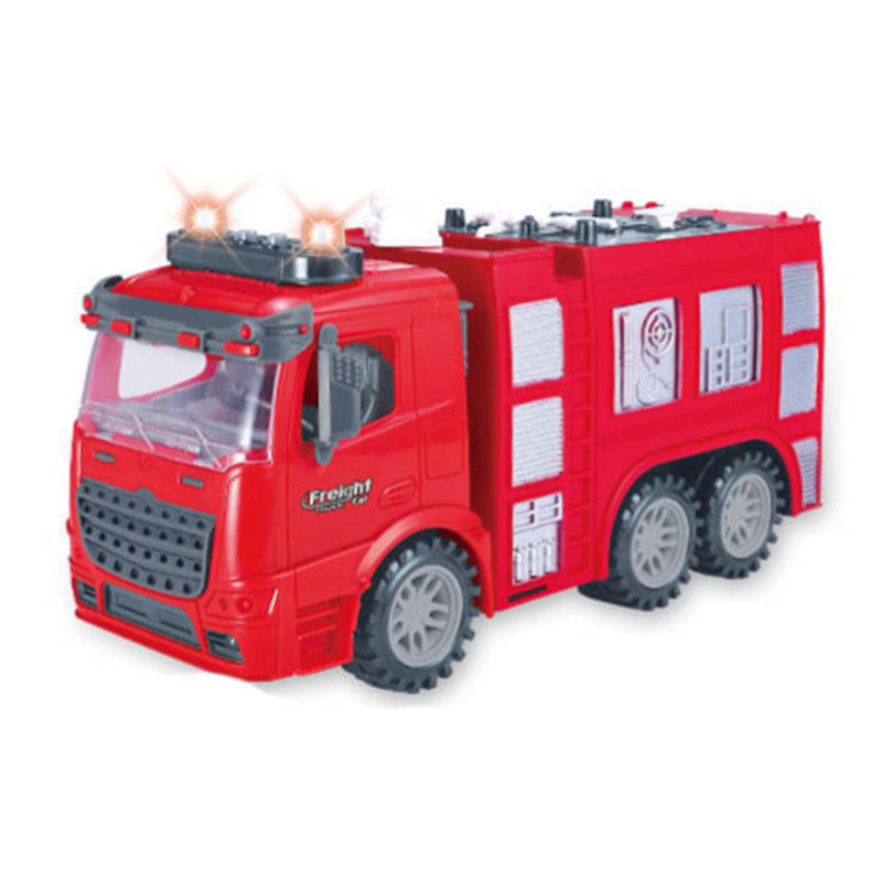 Camion de pompier à friction avec lumières et sons