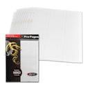 BCW Pro Pages 9 pages de poche à chargement latéral (10's)