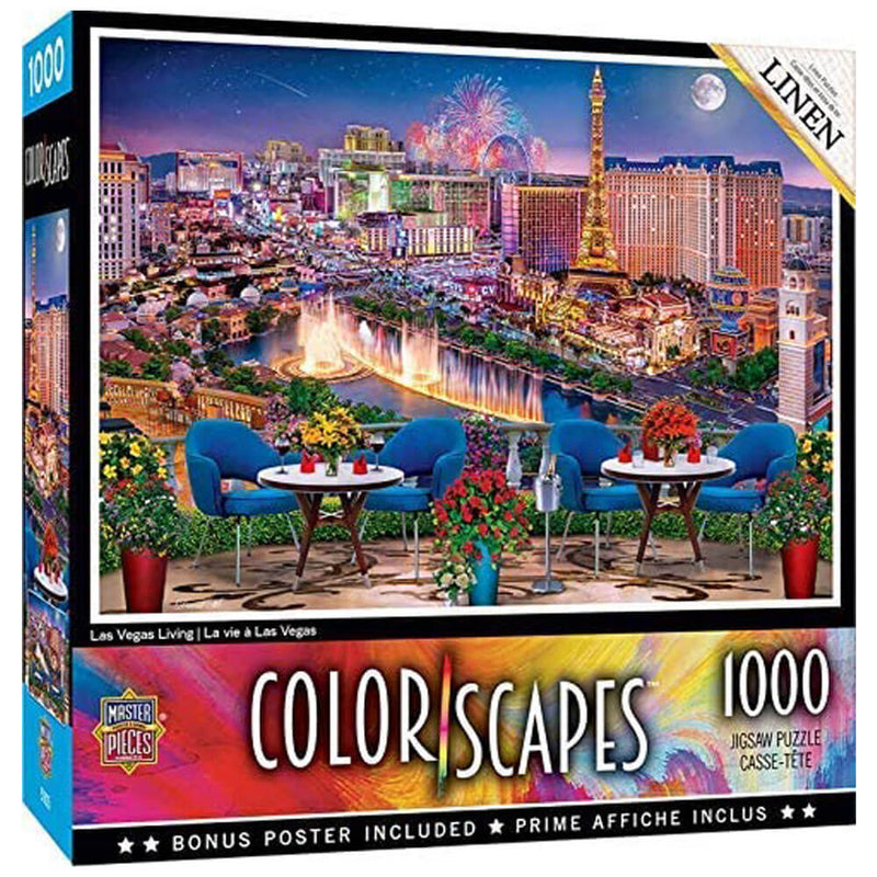 Casse-tête 1000 pièces Paysages colorés