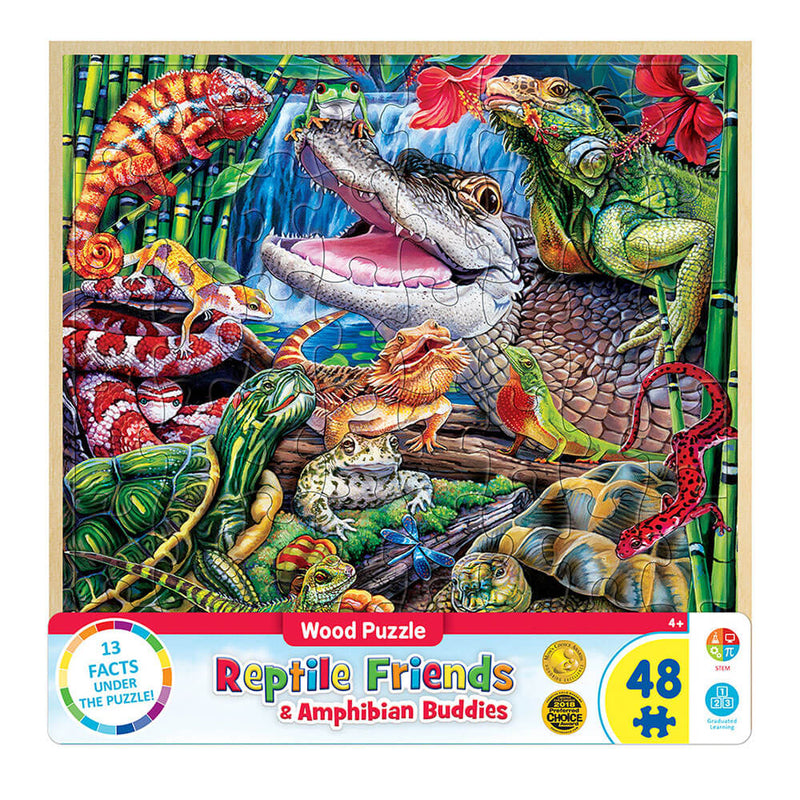 MP Wood Fun Facts Puzzle (48 pcs)