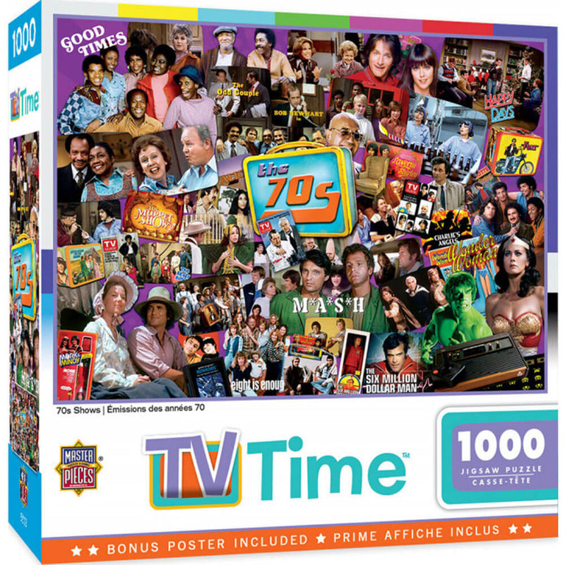 Puzzle 1000 pièces MasterPieces TV Time Shows