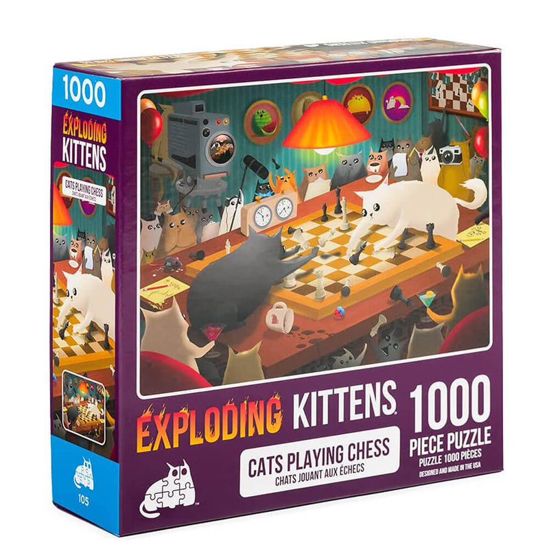 Puzzle 1000pcs chatons qui explosent