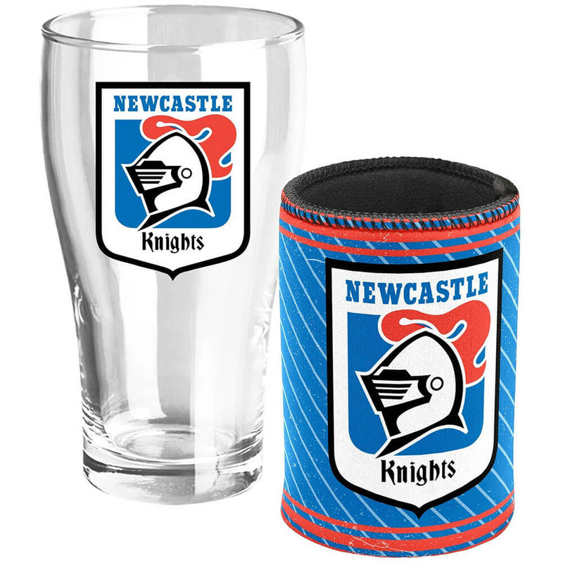 NRL Heritage Pint Glass &amp; Can Cooler Pack