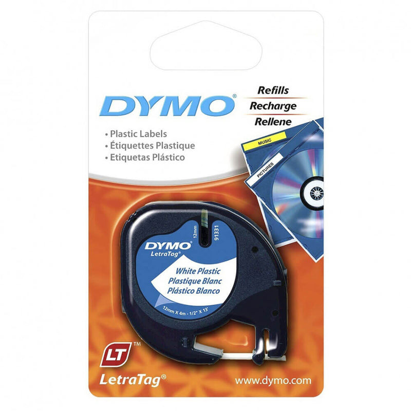 Dymo Letra-Tag Ruban Étiquette Plastique
