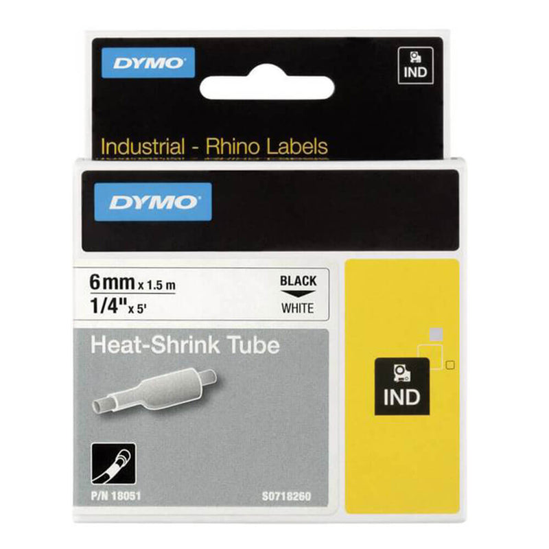 Étiquette de ruban thermorétractable Dymo Rhino Pro (19 mm)
