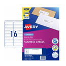Avery Laser Étiquette d'adresse Blanc (100pk)