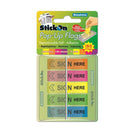 Beautone Pop-Up Stick On Flags 5 Pads Assortis