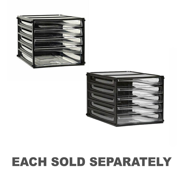 Esselte Filing Drawers (Black Frame)