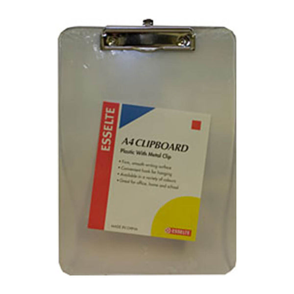 Esselte Plastic Clipboard A4 (Clear)