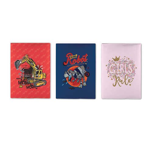 School Buzz A4 Book Sleeves (Pack of 6)
