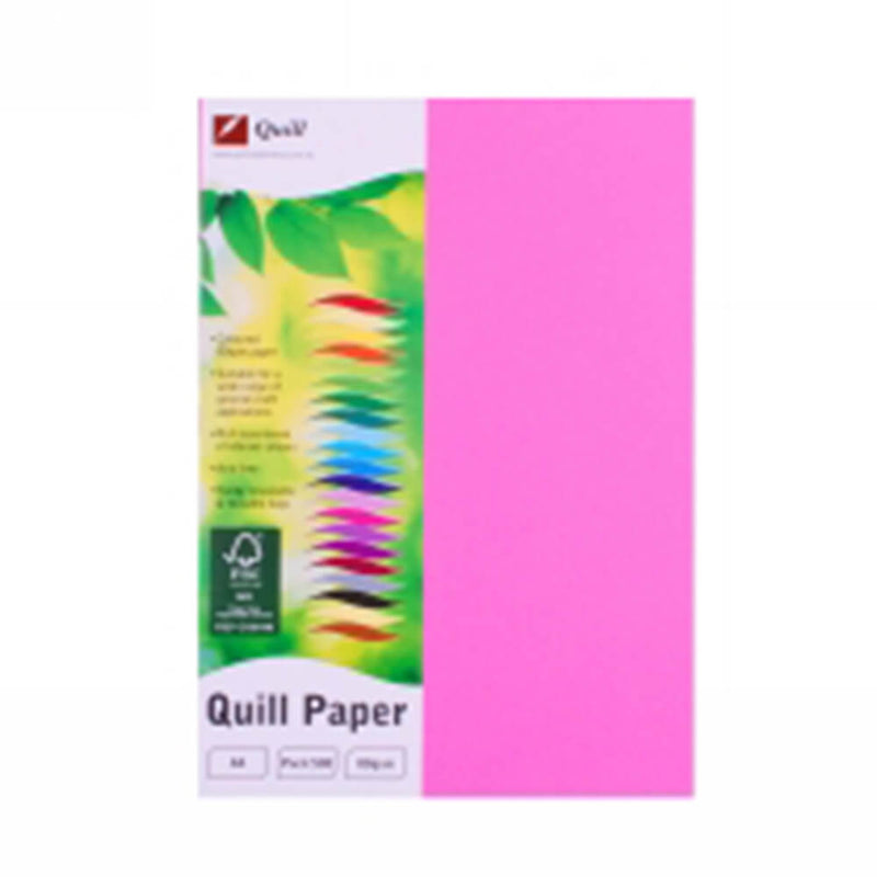 Papier de copie couleur Quill A4, paquet de 500 (80 g/m²)