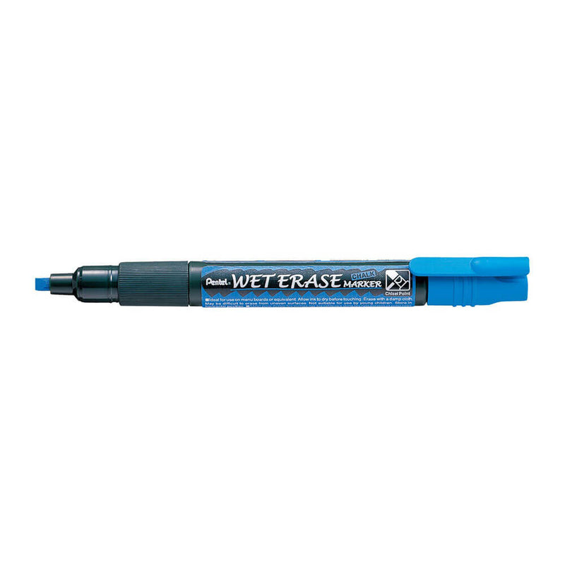 Pentel Lot de 12 marqueurs à craie à pointe réversible effaçables à l'eau 3 mm