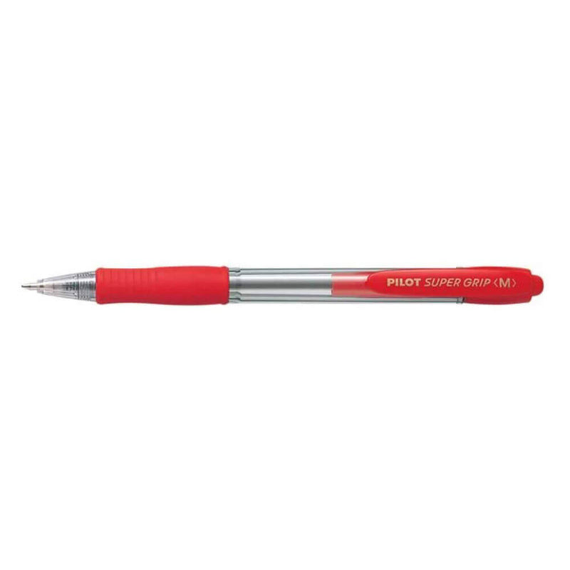 Stylo moyen rétractable Pilot BPGP Super Grip, 12 pièces