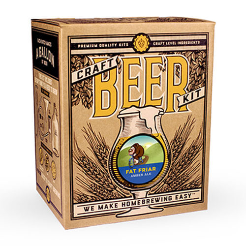 Craft a Brew Fat Friar Amber Ale Brewing Kit