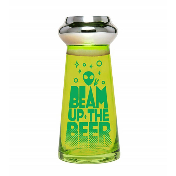 BigMouth UFO Beer Glass: Beam Up the Beer 24oz